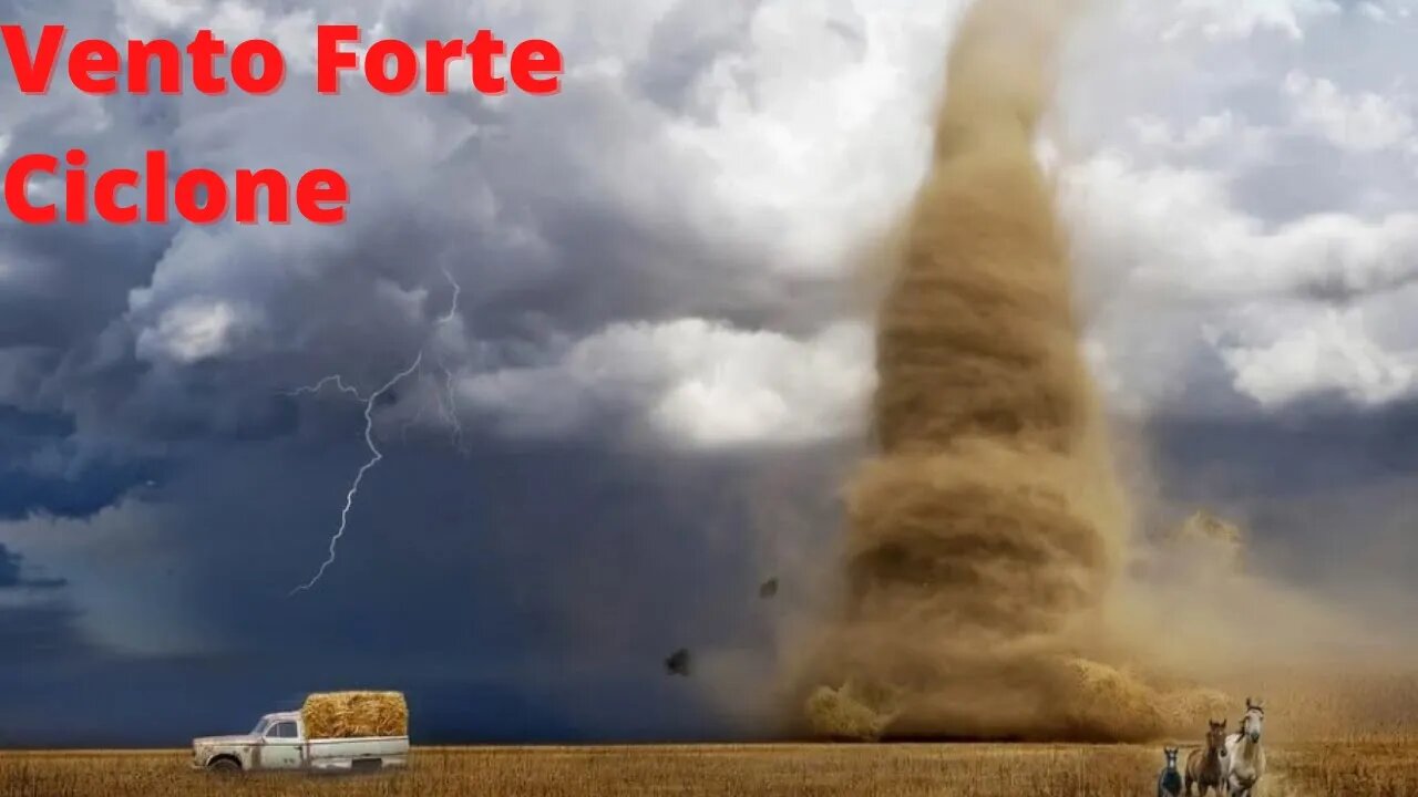 Barulho de Vento, Ciclone, Tornado, Vento Forte, Ventania, Tempestade, Furacão