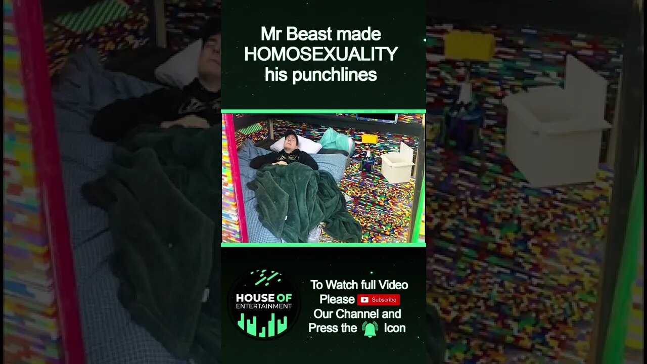 Mr Beast Made HOMOSEXUALITY his Punchlines on Purpose #Shorts