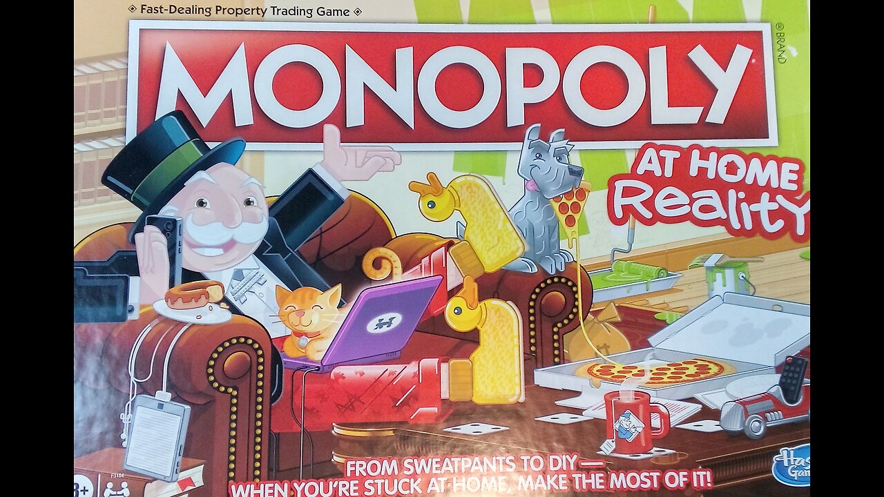 Monopoly: At Home Reality Board Game (2021, Parker Brothers/Hasbro) -- What's Inside