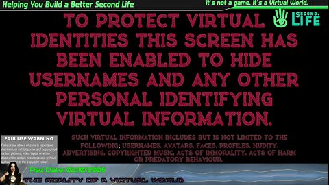 Second Life Using the Terms of Service to Bully Others