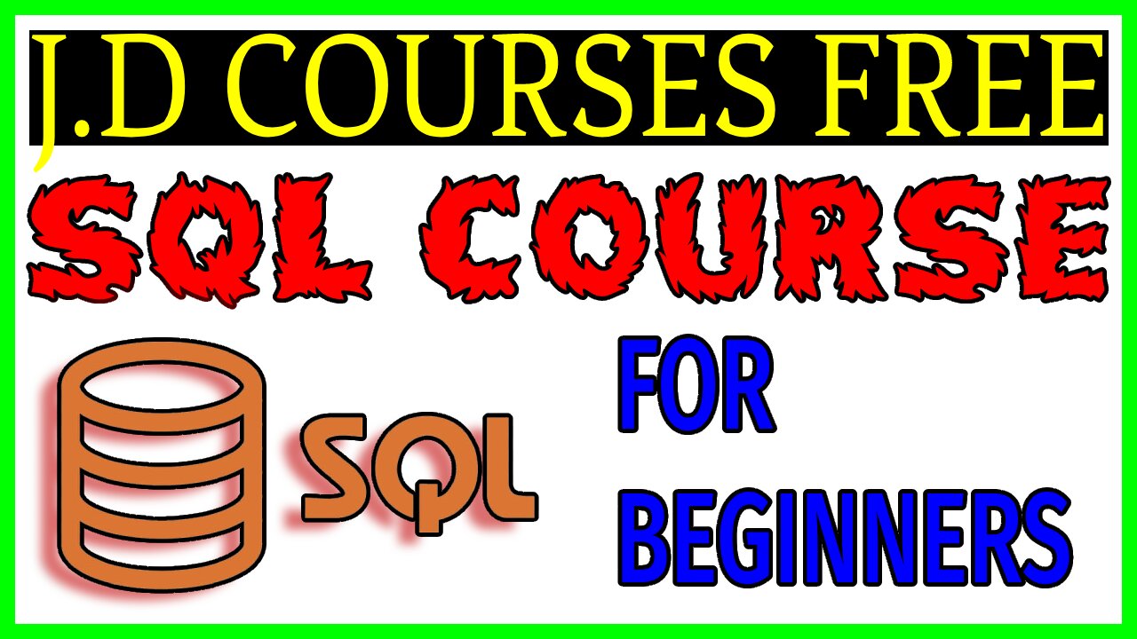 SQL course for beginners