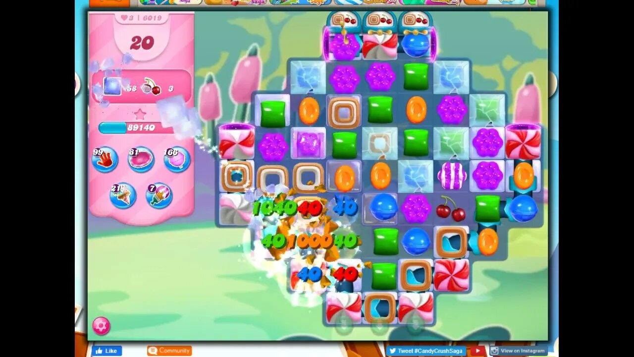 Candy Crush Level 6019 Talkthrough, 26 Moves 0 Boosters
