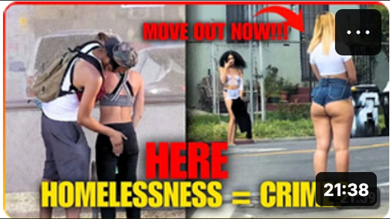 'Homeless Are Not ALLOWED HERE. Homelessness = Crime