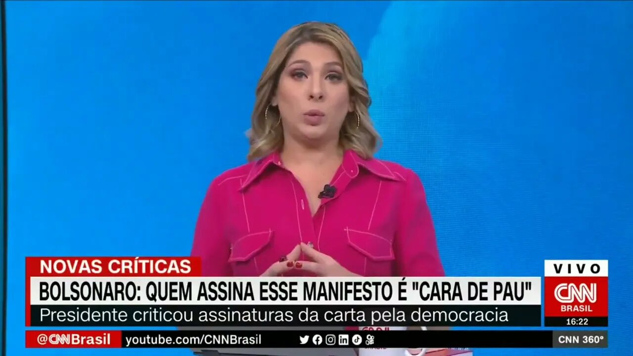 Bolsonaro: Quem assina esse manifesto é “cara de pau” | @SHORTS CNN