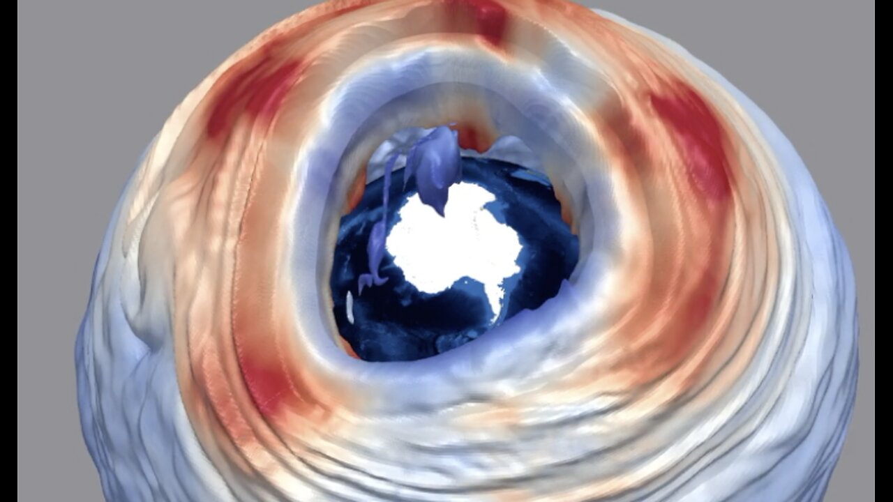 Pole Shift Making a Massive Ozone Hole