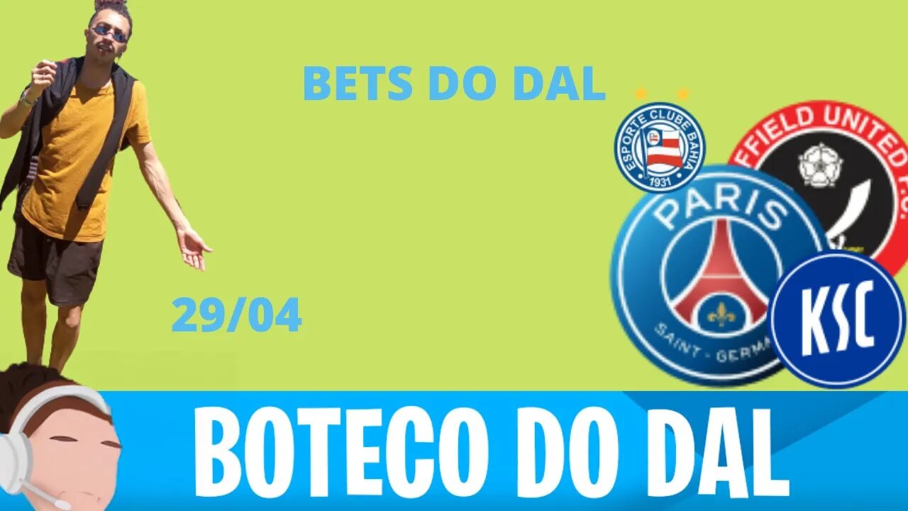 BETS DO DAL (29/04) - Futebol Alemão, Espanhol, e Brasileirão Serie B e CS:GO