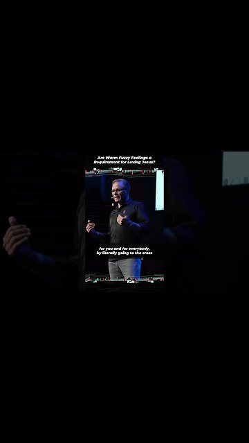 Are Warm Fuzzy Feelings a Requirement for Loving Jesus? #Shorts