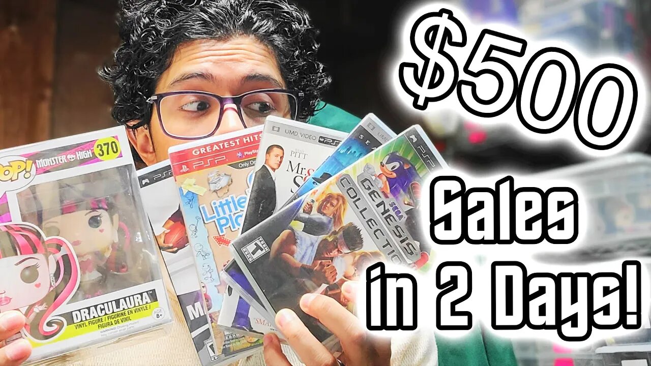 eBay Weekend Sales VLOG - Grail Funko Pop - PSP Games