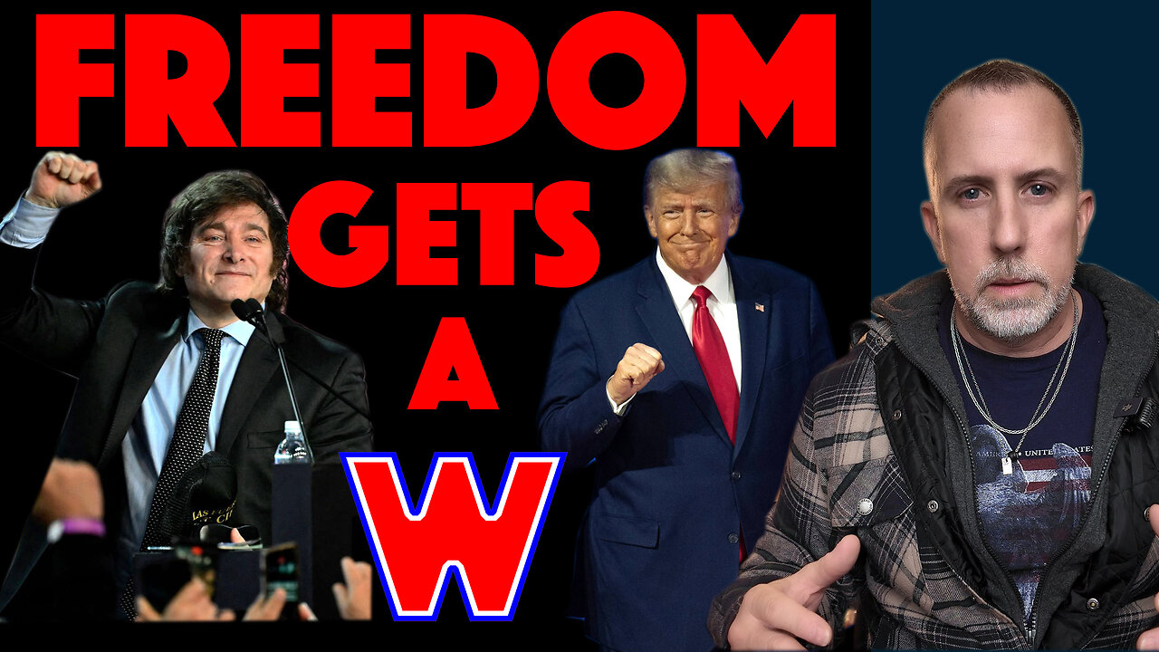 Freedom gets some BIG WINS!! Thanks to Donald Trump and Argentina President, Javier Milei!