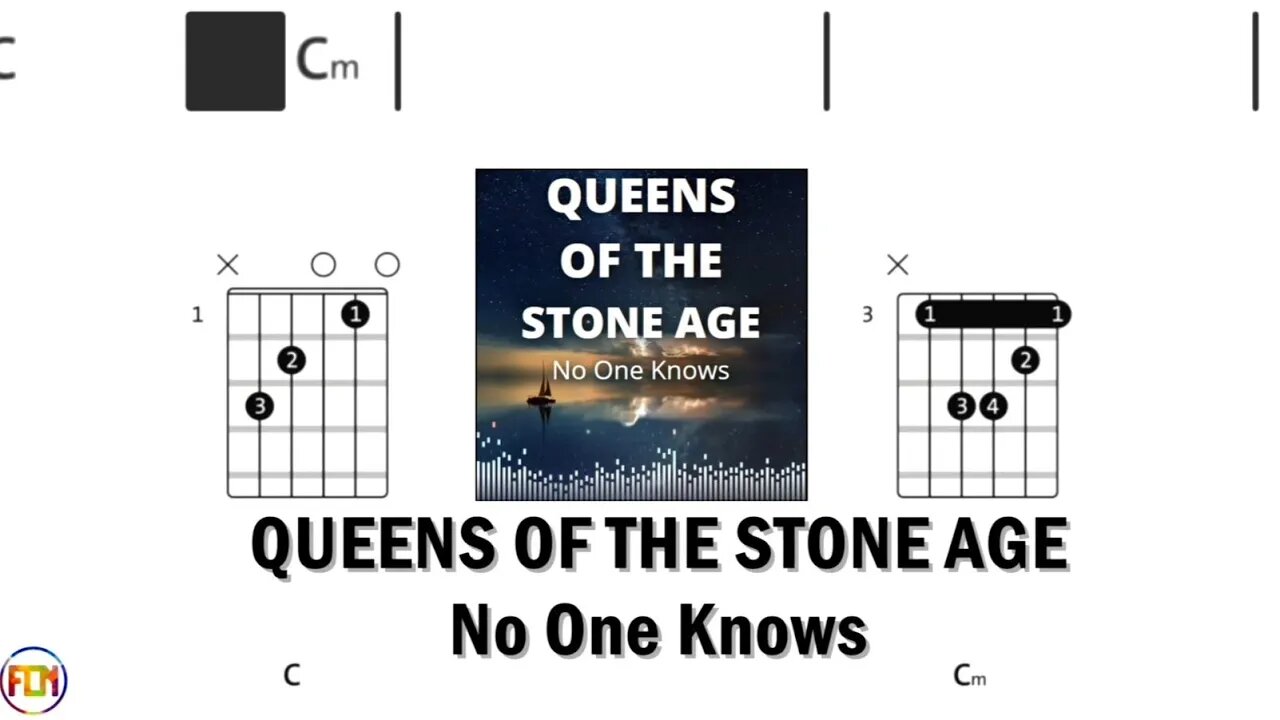 QUEENS OF THE STONE AGE No One Knows - FCN GUITAR CHORDS & LYRICS