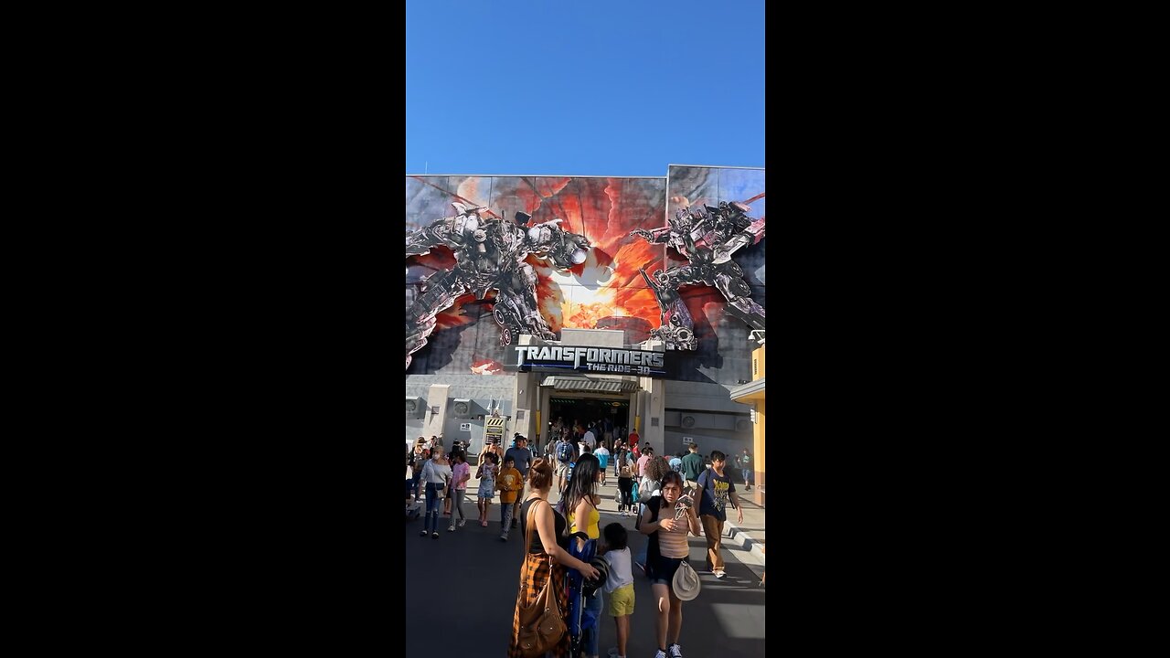 Real Transformers at universal studios.