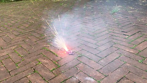 Lighting Dutch fireworks