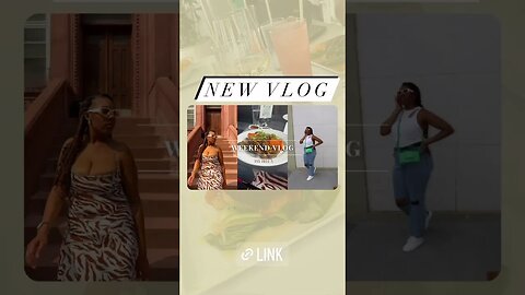 New Vlog Posted! #blackgirlcontentcreator #blackgirlyoutuber #clothinghaul #nyc #blackwomenfashion