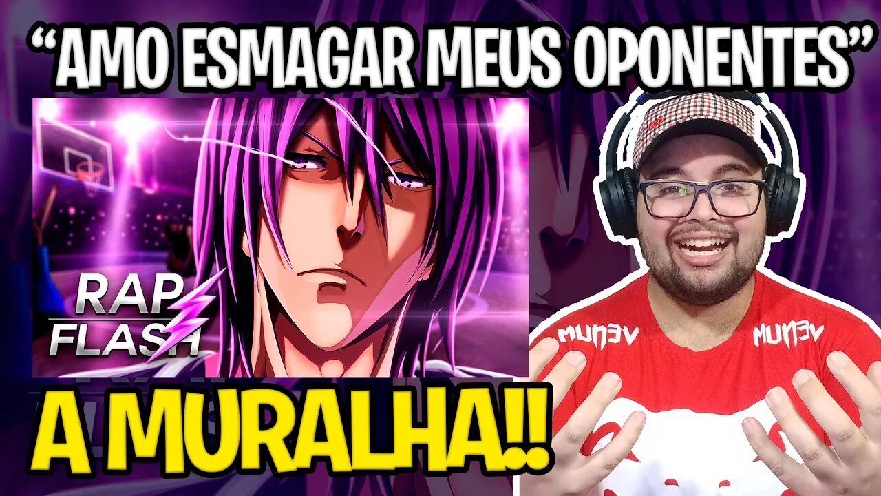 REACT Rap do Murasakibara 2 (KNB) - A GRANDE MURALHA // Flash Beats (Prod.Riick Palmieri)