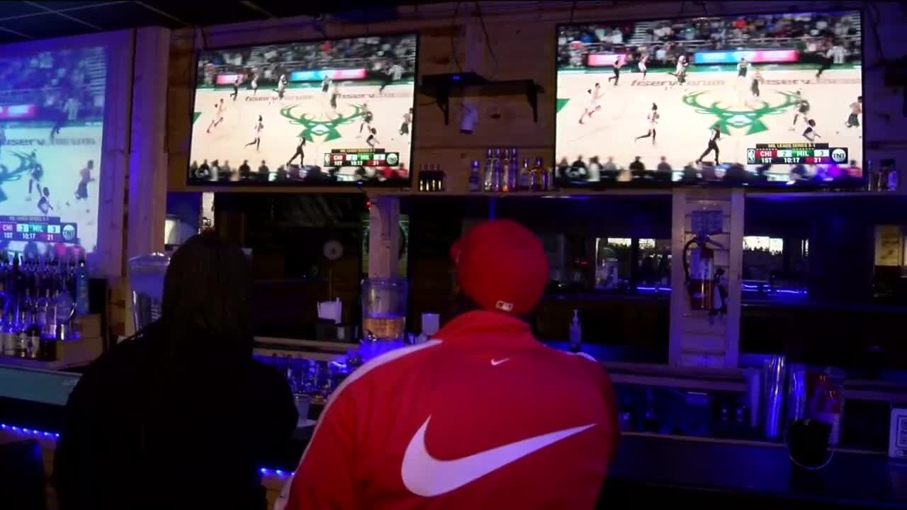 Fans cheer Bucks into second round of NBA Playoffs