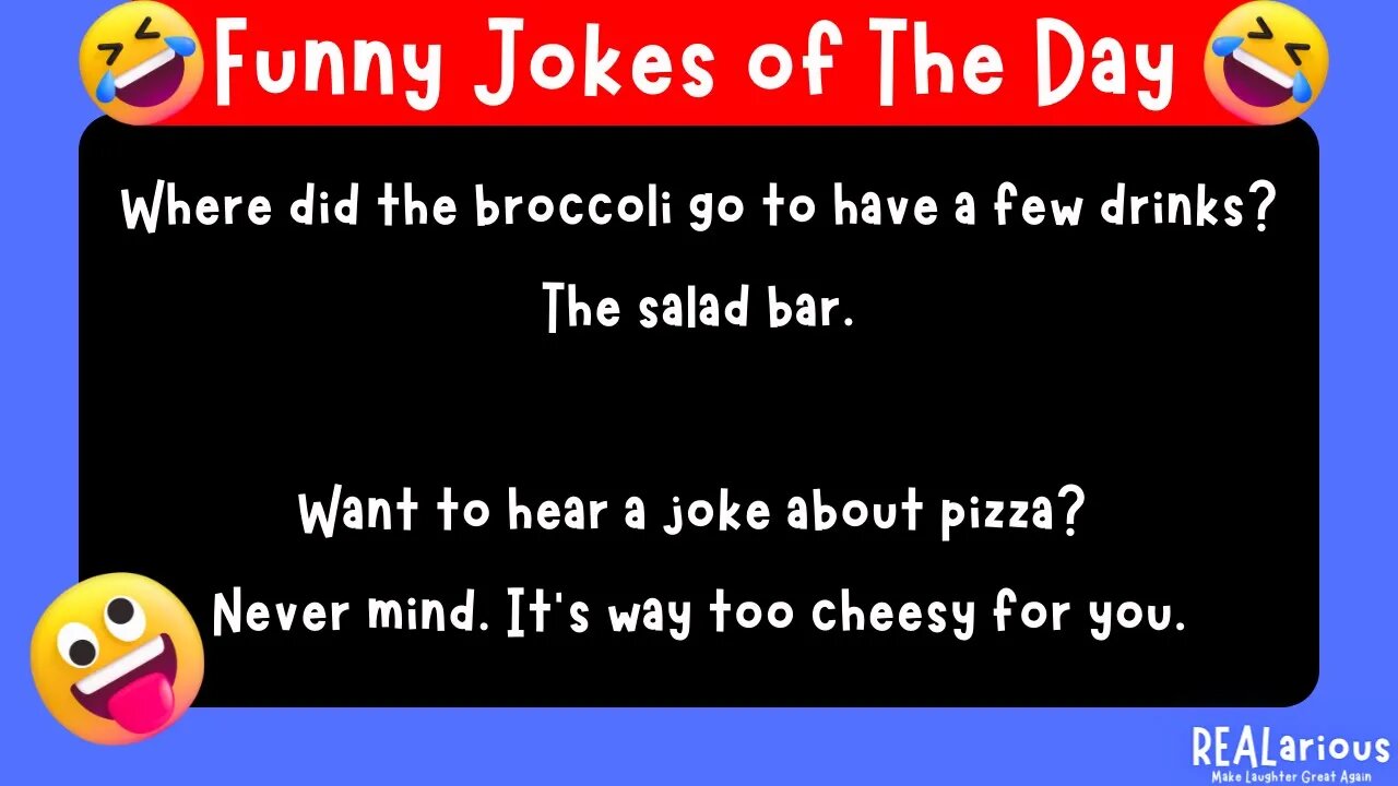 One Liner Jokes | Dad Jokes | Adult Jokes | Funny Jokes on REALarious...🤣🤣🤣