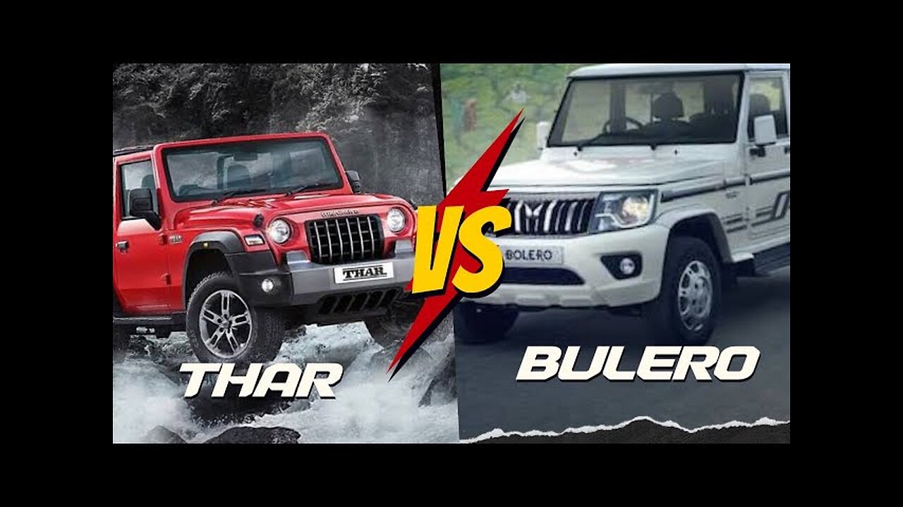 Mahindra Thar LX Hard Top 4x4 2022 Vs Mahindra bolero 16 lakh | Real-life review #carlover #mahindra