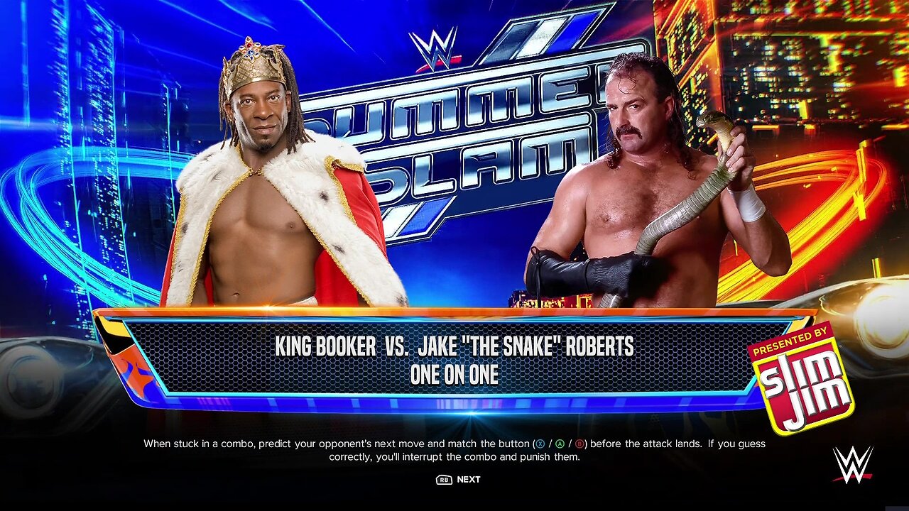 WWE 2k24 King Booker vs Jake Roberts