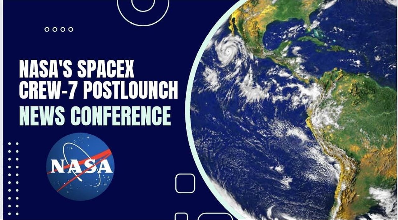 NASA's SpaceX Crew-7 Postlaunch News Conference (Aug. 26, 2023)