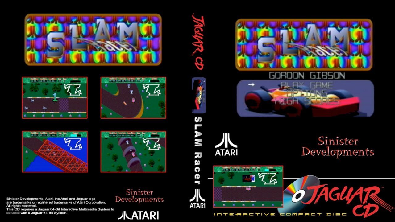 UNRELEASED PROTOTYPE: Slam Racers for the Atari Jaguar - Gameplay / Sample Footage