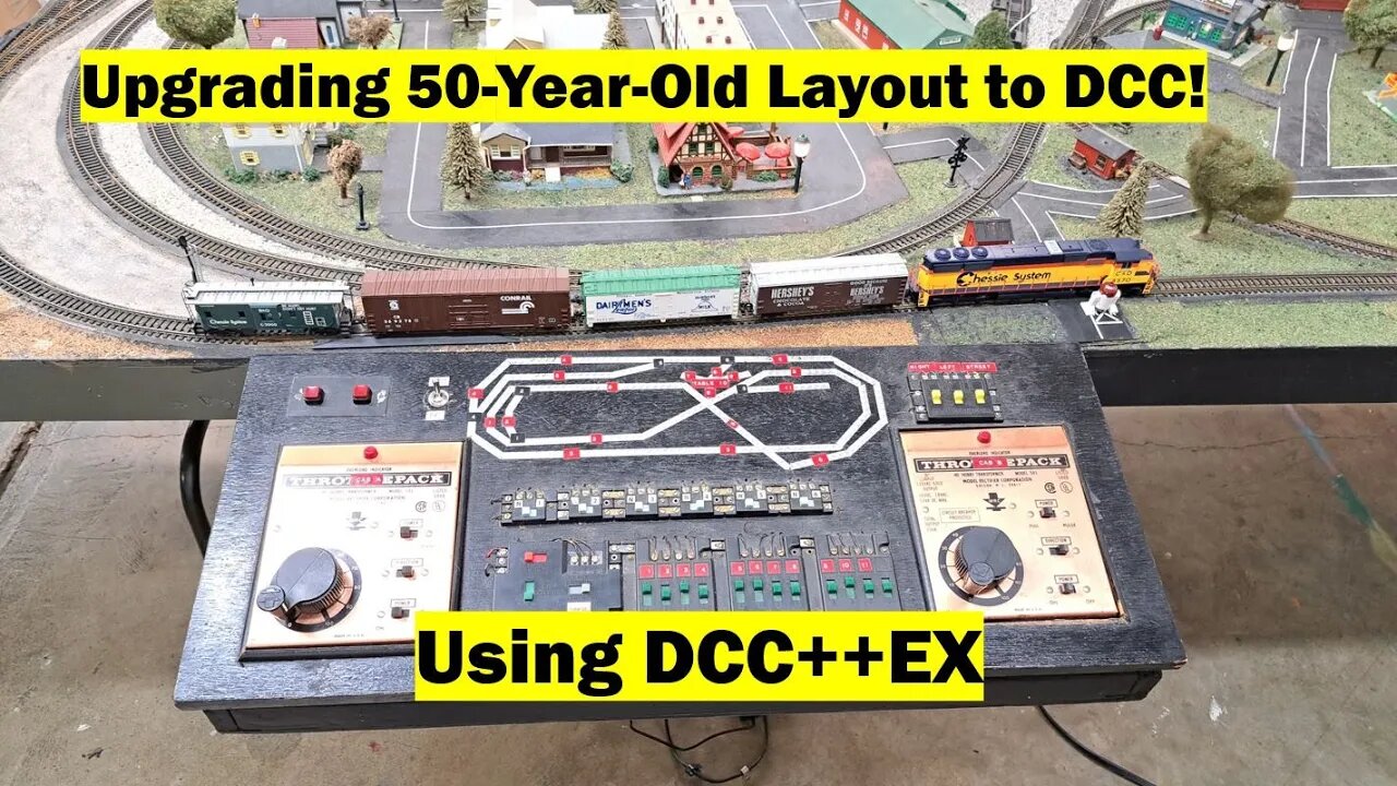 Upgrading my 50 Year Old Layout with Brass Track to DCC using DCC++ EX