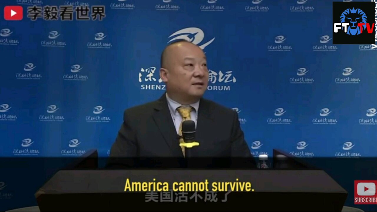 Li Yi American Based Chinese scholar "We Are The Ones Pushing America out of existence"