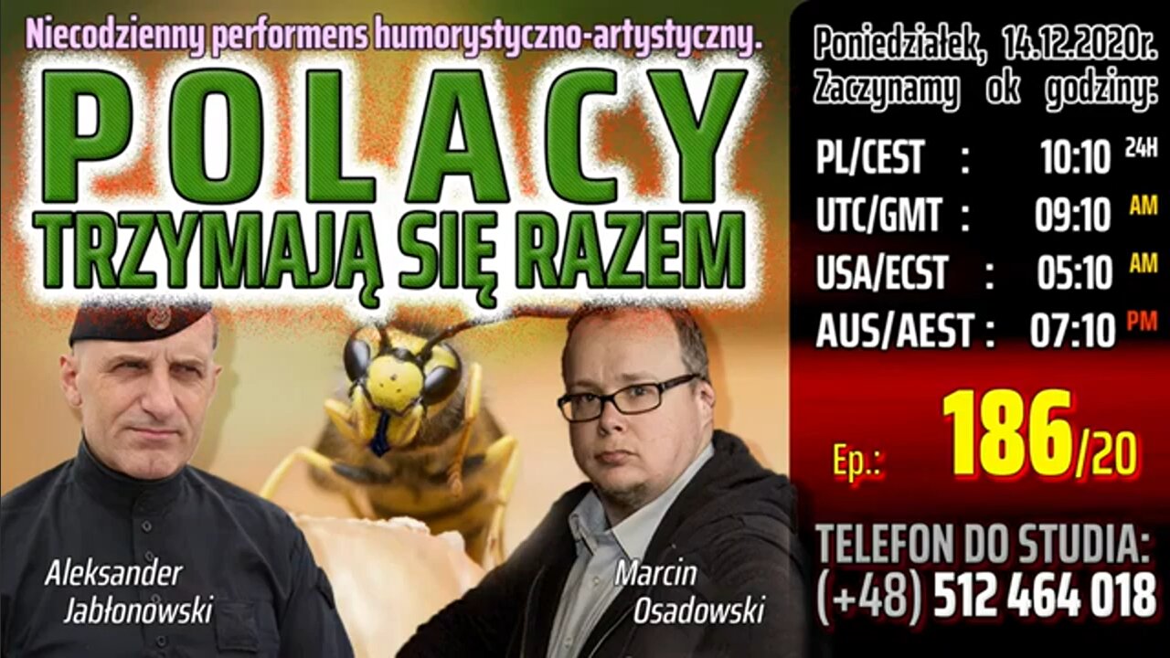 POLACY TRZYMAJĄ SIĘ RAZEM - Olszański, Osadowski NPTV (14.12.2020)