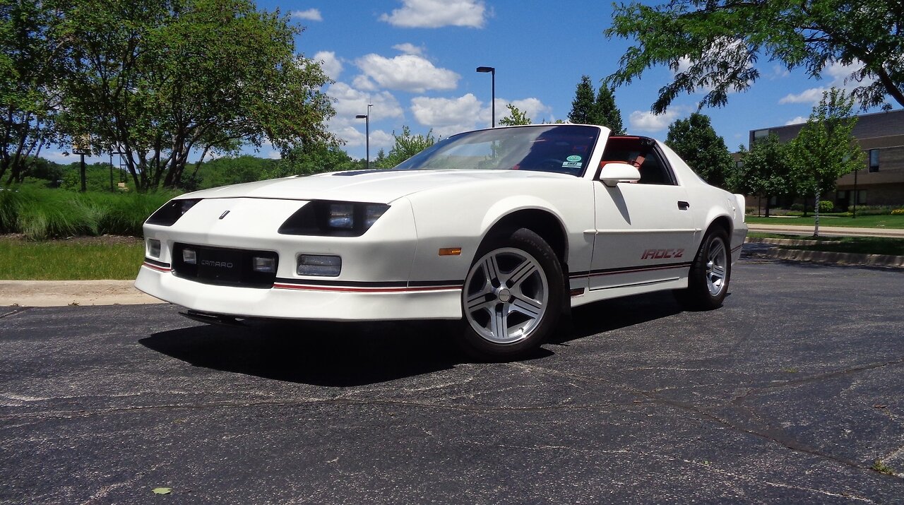 1989 Chevrolet Camaro Z28 IROC 5.7 Liter in White & Ride on My Car Story with Lou Costabile