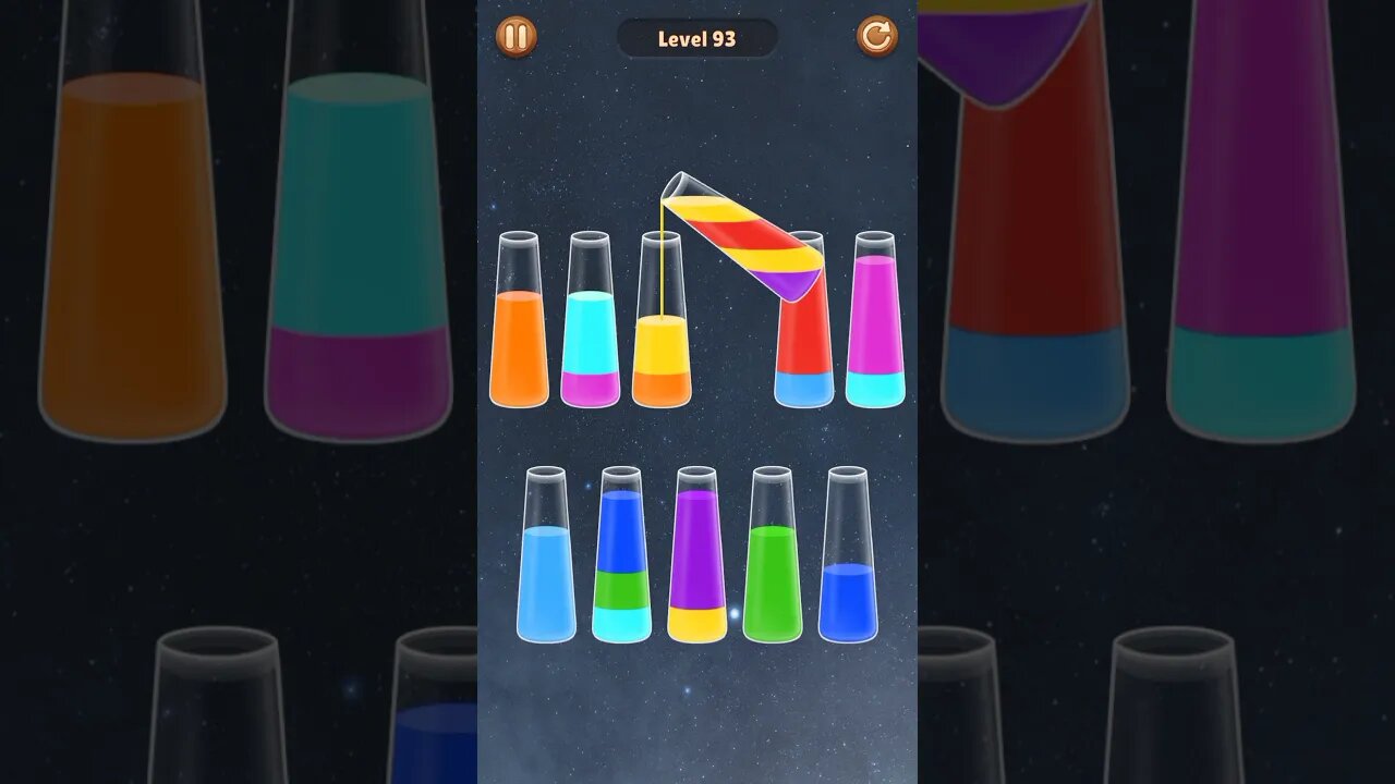 Water Sort - level 93 #game #gamer #gaming #shorts #viral #shortsvideo #trending #viralvideo