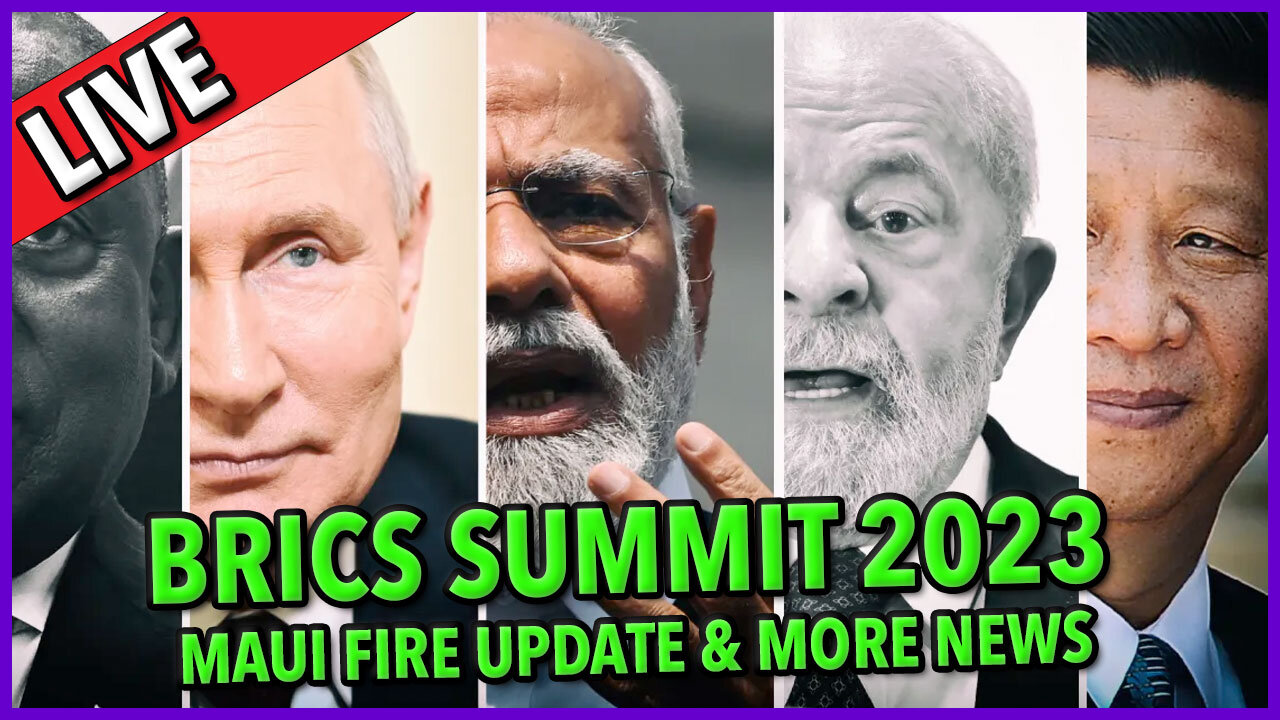 C&N 096 ☕ BRICS Summit Is Here 🔥 #bricssummit #mauifires #luna25 Crash ☕ 🔥 #news