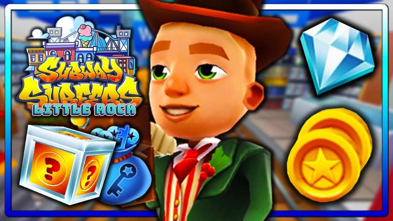 Subway Surfers Little Rock | Caçada Sazonal até 600 Itens