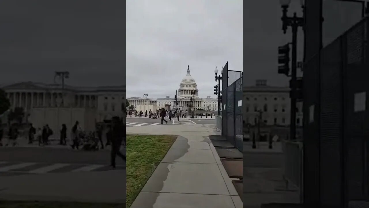 5/12/22 Nancy Drew in DC-Video 1-Capitol Quiet Today-Snipers on Roof-Flags for C-19 Murders/Deaths