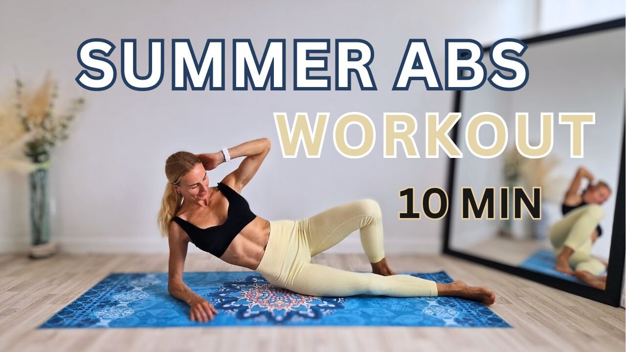 ABS Workout For Summer - Get BEACH BODY Shape, Challenge Your CORE At HOME, NO REPEAT, Sporty Kassia