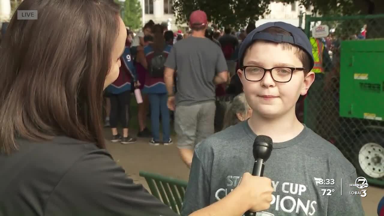 'I hope we win it back-to-back': Father, son excited to celebrate Stanley Cup win in downtown Denver