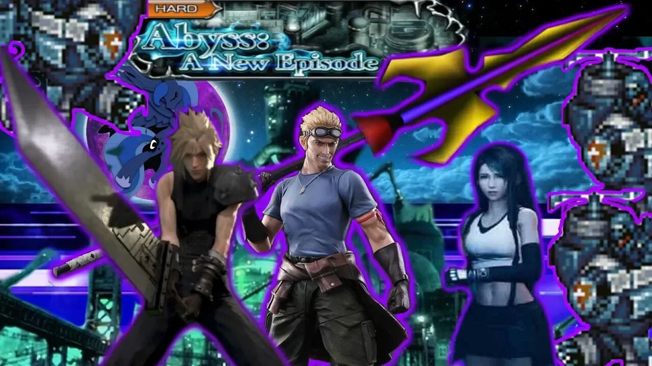 Cid & FF7 crew enter ABYSS: A NEW EPISODE pt 3 / HARD mode FF:DOO