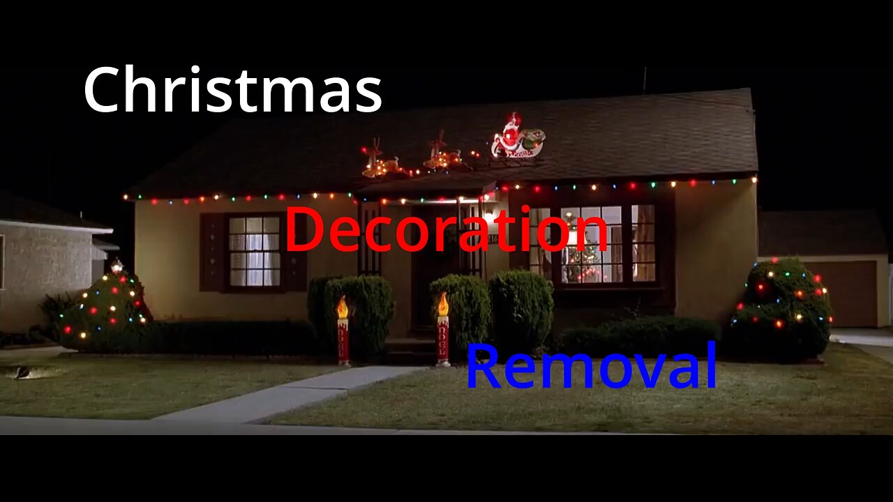 Super-Fast Christmas Decoration Removal