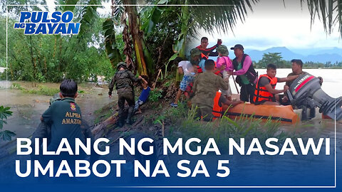 Bilang ng mga nasawi dahil sa Bagyong Egay at Habagat, umabot na sa 5