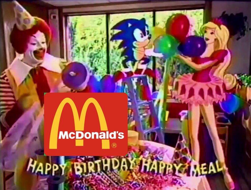 1994 Cartoon All Stars Happy Birthday Mcdonalds Happy Meal Commercial