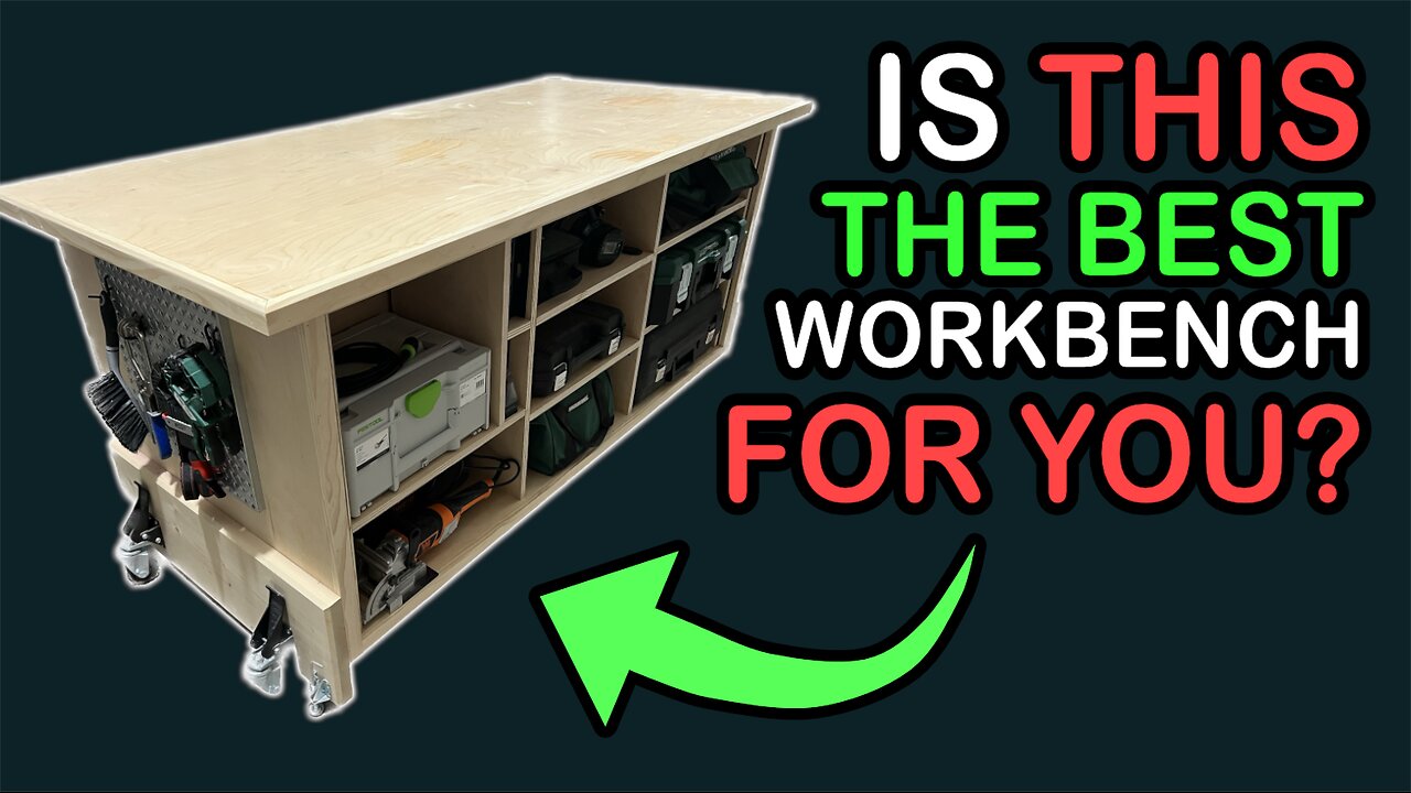 Building the Right Workbench | My Workbench Features and Design #workbench #woodworking