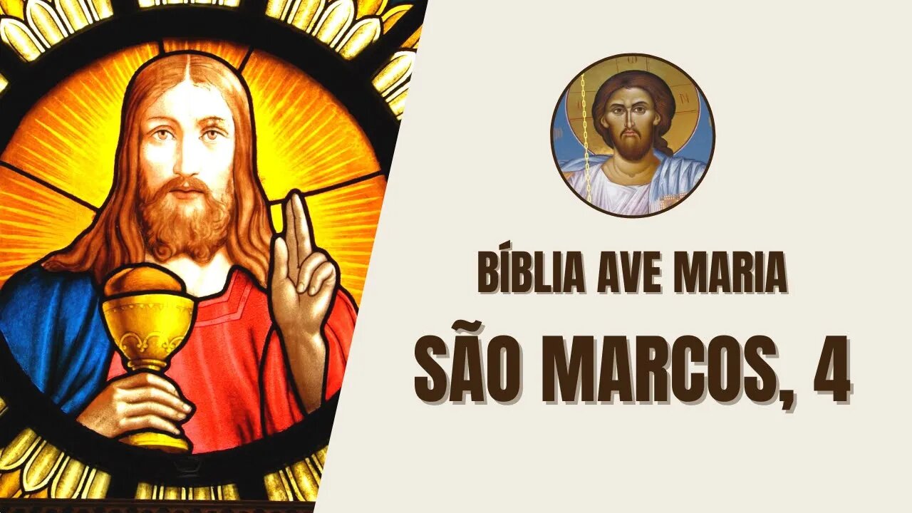 São Marcos, 4 - "Jesus pôs-se novamente a ensinar, à beira do mar, e aglome­rou-se j"