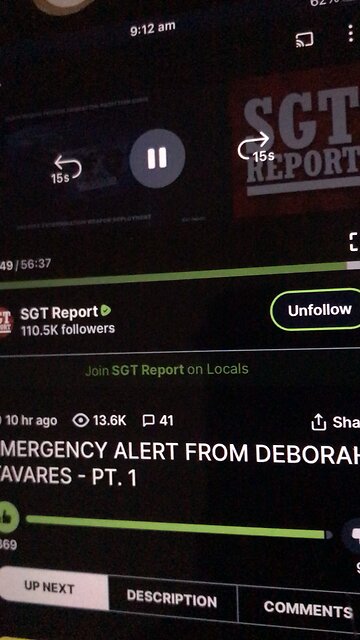 Deborah Tavares SGT Report part 1