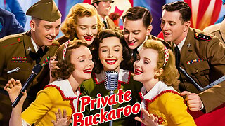 PRIVATE BUCKAROO (1942) Harry James, Patty Andrews & Maxene Andrews | Comedy, Musical | B&W