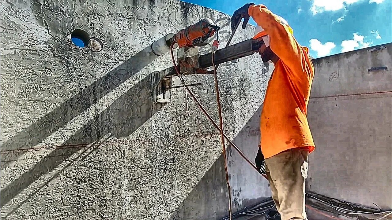 Core Drilling on Hotel Roof | Concrete Cutting Miami, LLC