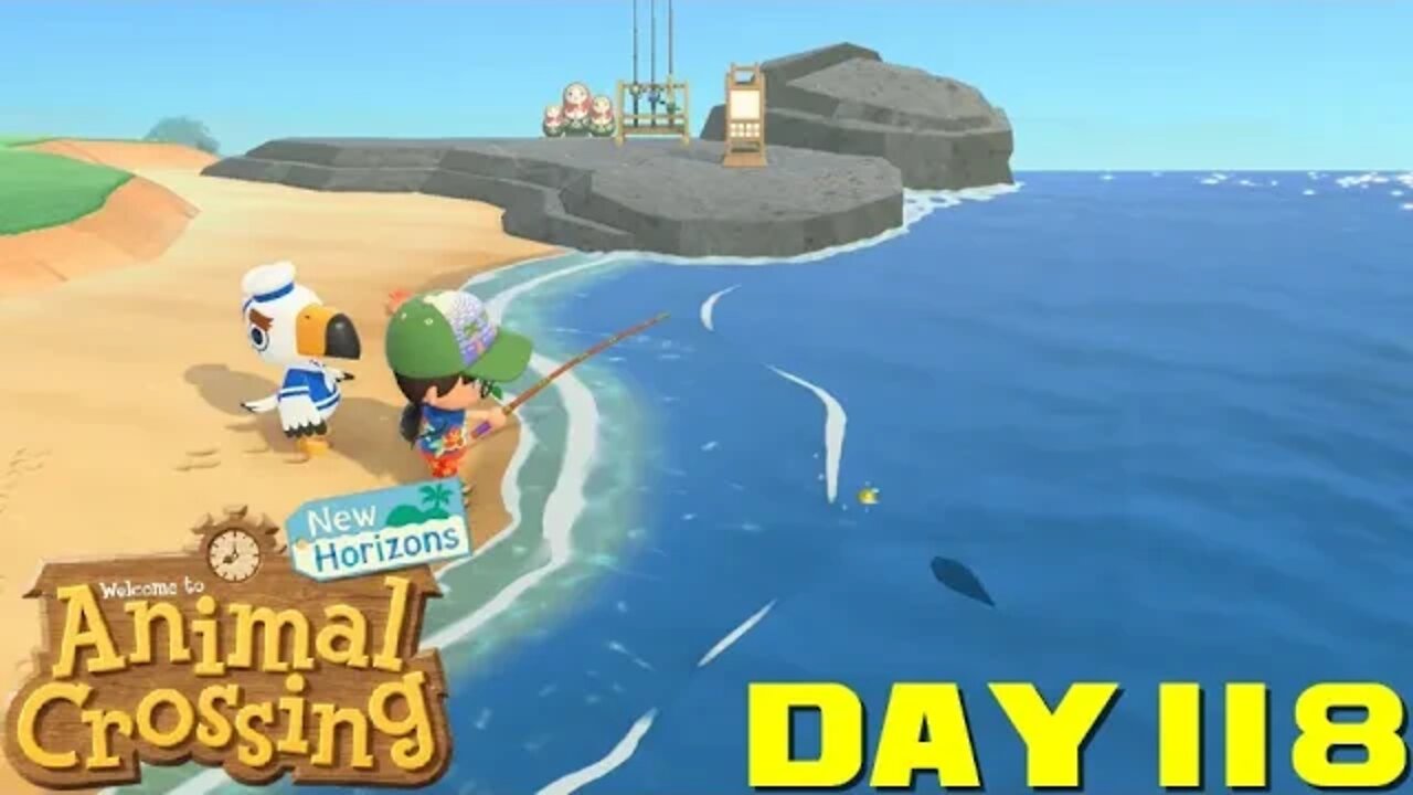 Animal Crossing: New Horizons Day 118 - Nintendo Switch Gameplay 😎Benjamillion