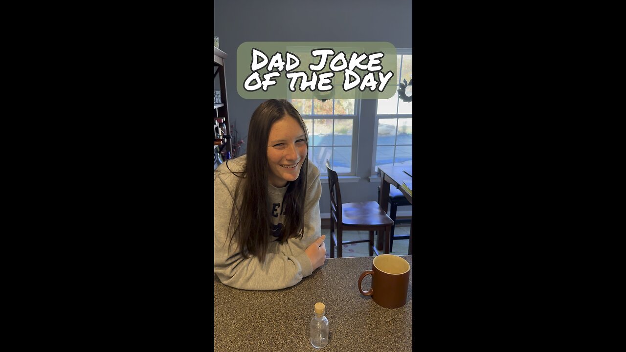 She sees right through me - Dad Joke of the Day