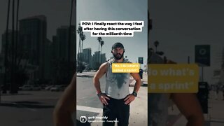 Where all my sprint triathletes at? 👀 #fitness #comedy #triathlete #shorts