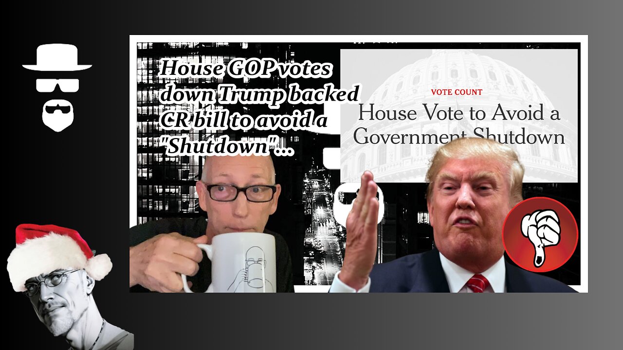 HOUSE GOP VOTE W DEMS...DOWN GOES TRUMP'S BILL...