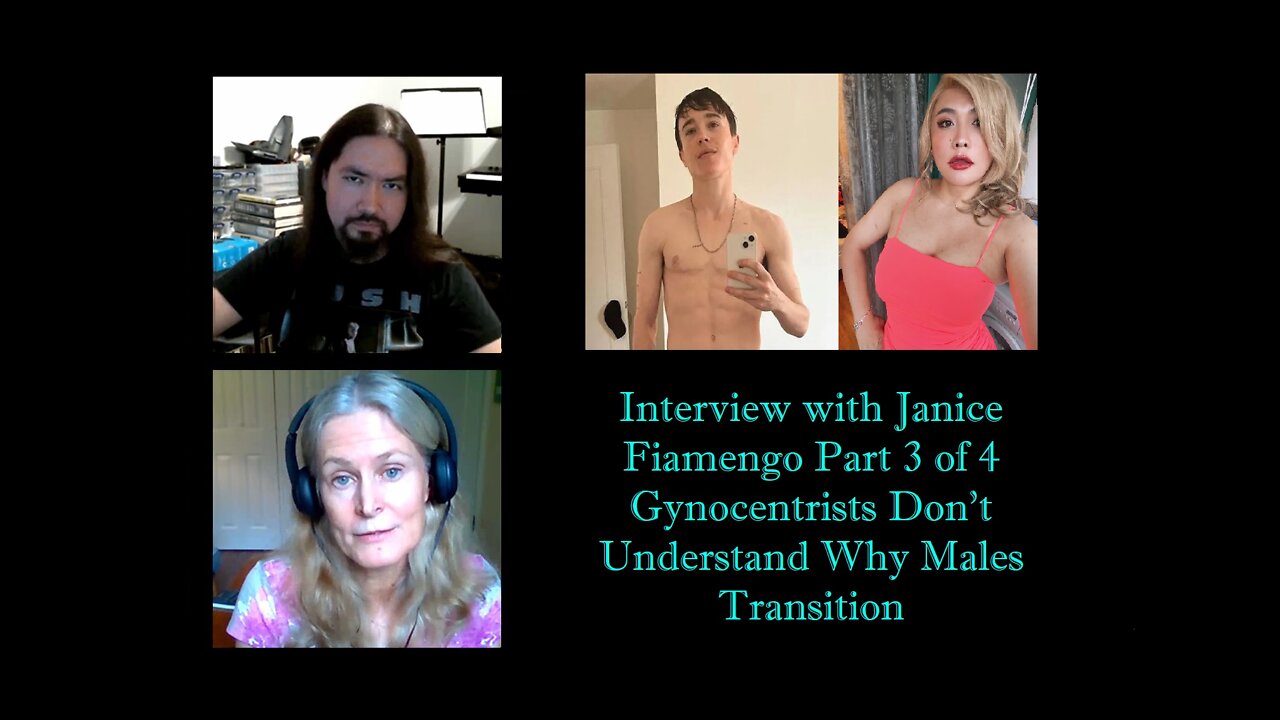 Interview with Janice Fiamengo Part 3 of 4 - Gynocentrists Don't Understand Why Males Transition