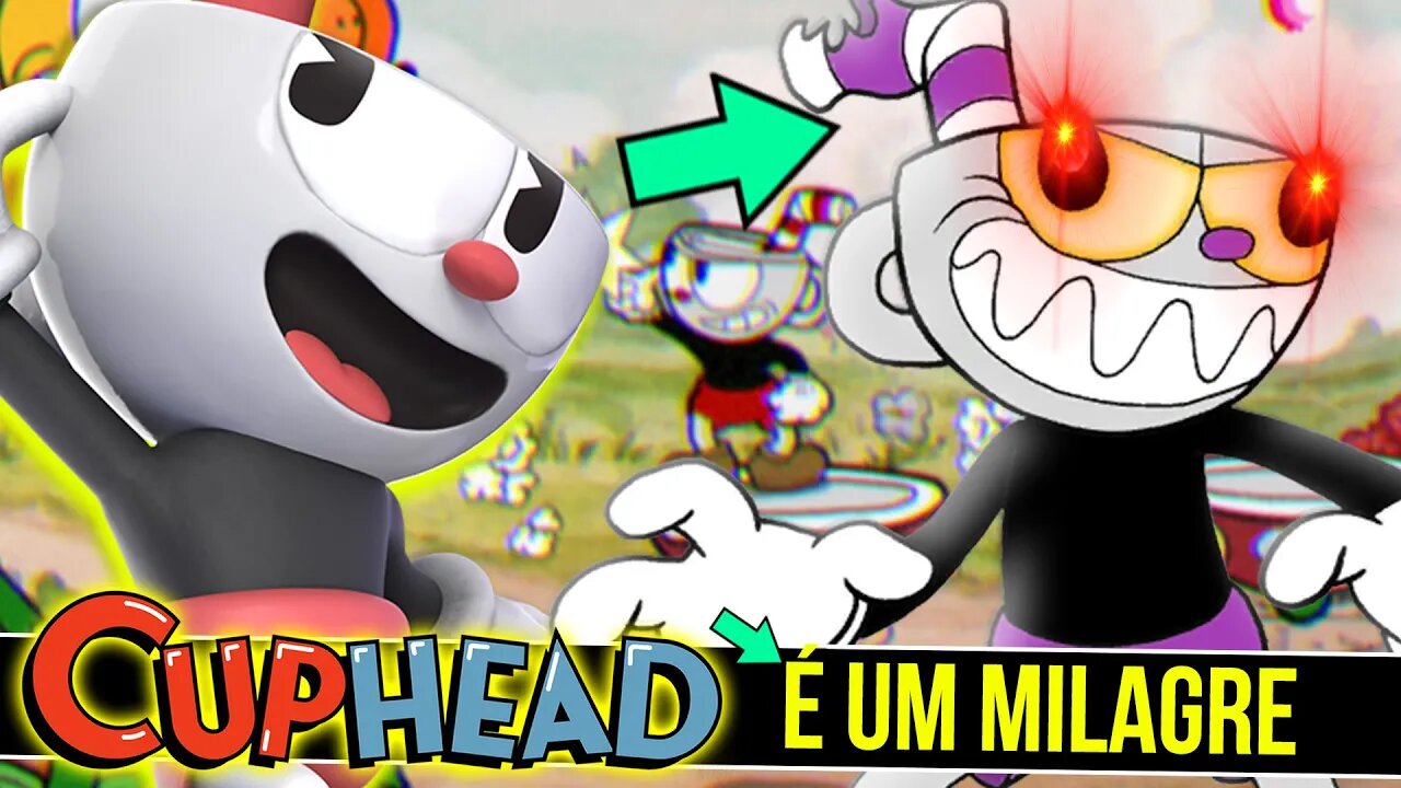 Cuphead é o MELHOR jogo 2D Ja feito ?! | Cuphead #shorts