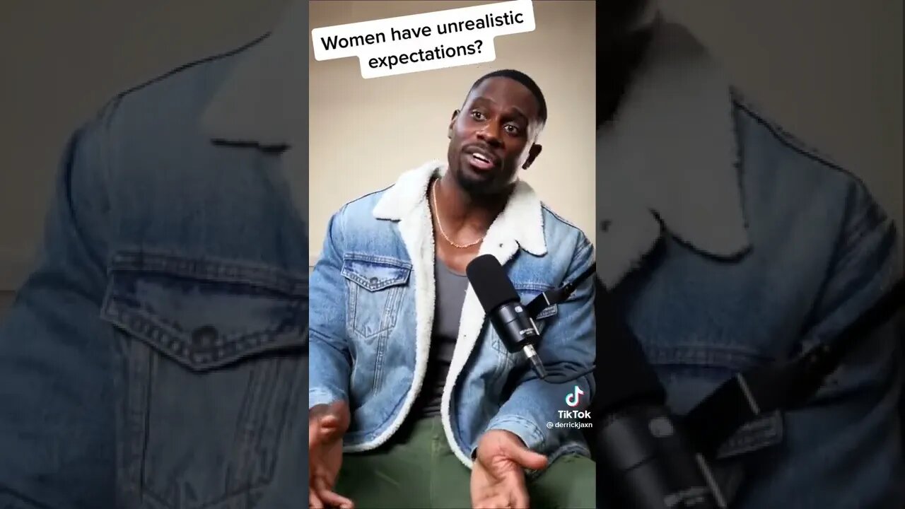 Derrick Jaxn Is Back! Says MEN Have Unrealistic Expectations #tiktok